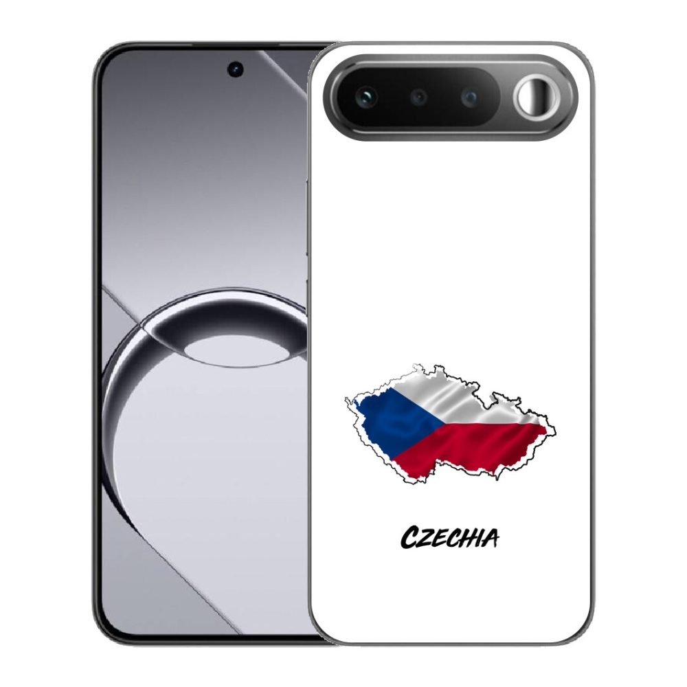 Gélový obal mmCase pre Realme 16 5G – Czechia, biele pozadie