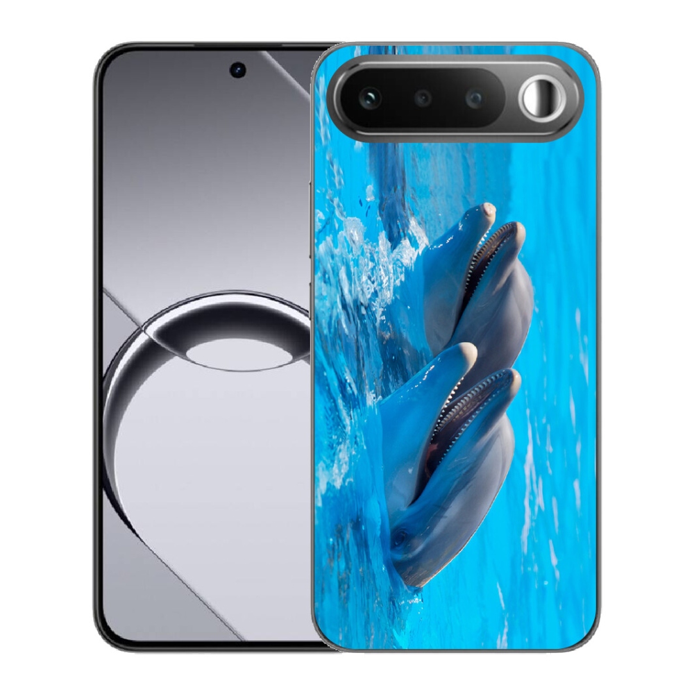 Gélový obal mmCase pre Realme 16 5G – delfíny