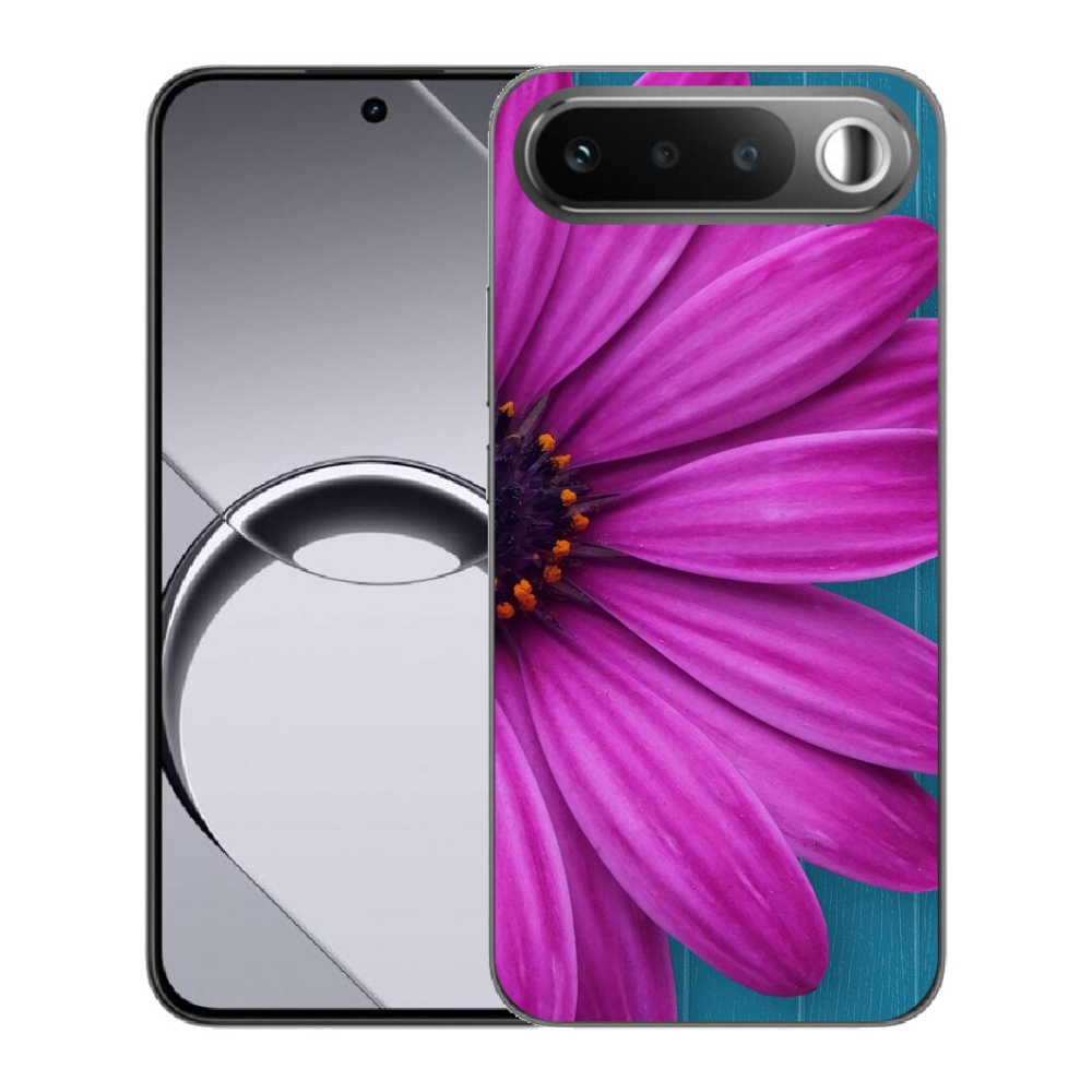 Gélové puzdro mmCase pre Realme 16 5G – fialová margarétka