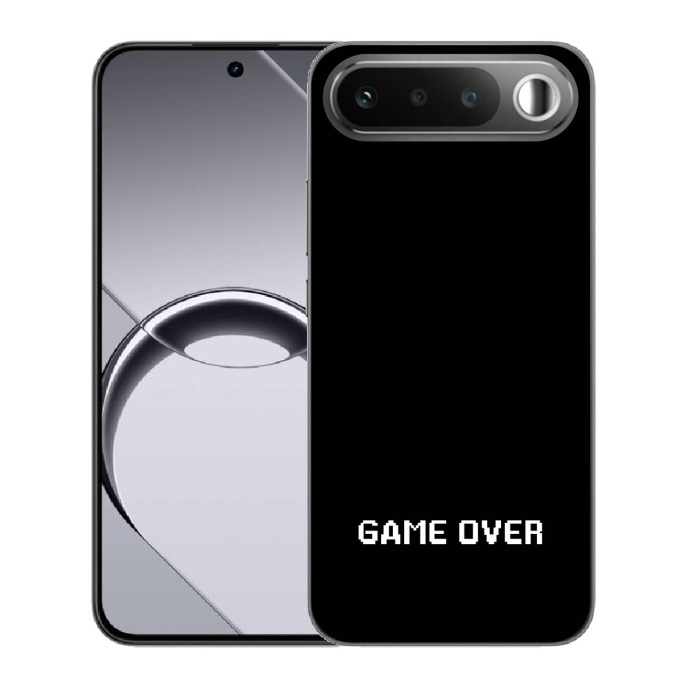 Gélové puzdro mmCase pre Realme 16 5G – „game over“ s čiernym pozadím
