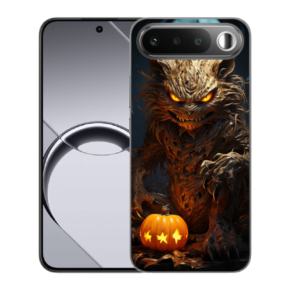 Gélový obal mmCase pre Realme 16 5G – halloweenská príšera
