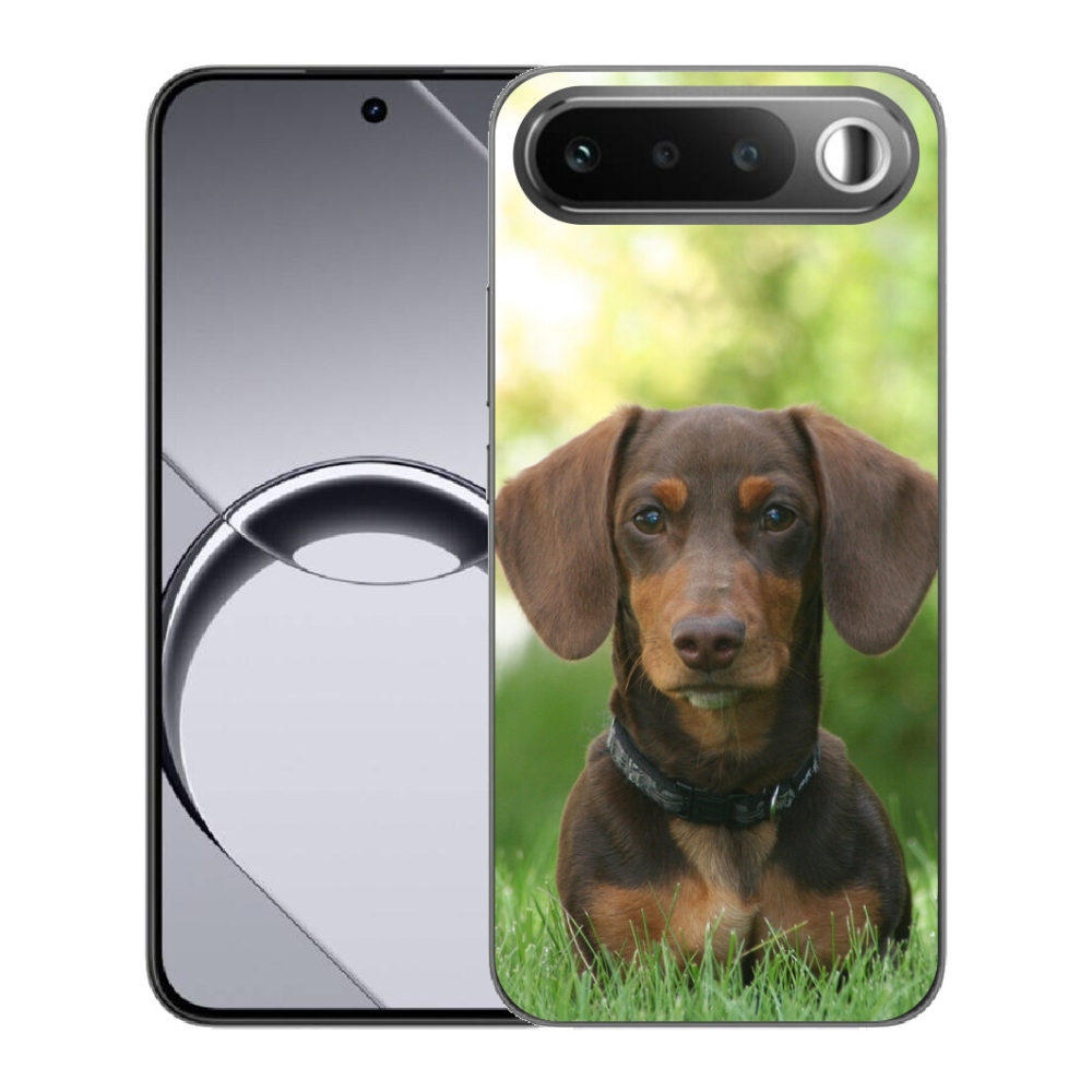 Gélový obal mmCase pre Realme 16 5G – hnedý jazvečík