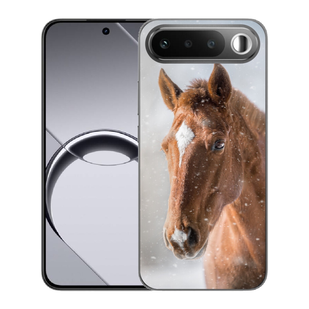 Gélový obal mmCase pre Realme 16 5G – hnedý kôň 2