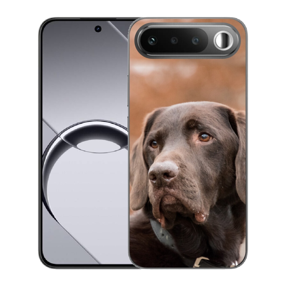 Gélový obal mmCase pre Realme 16 5G – hnedý labrador