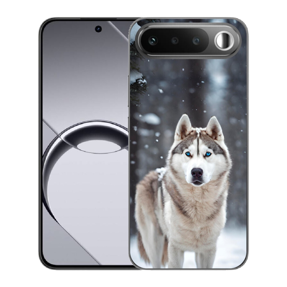 Gélový obal mmCase pre Realme 16 5G – husky 2