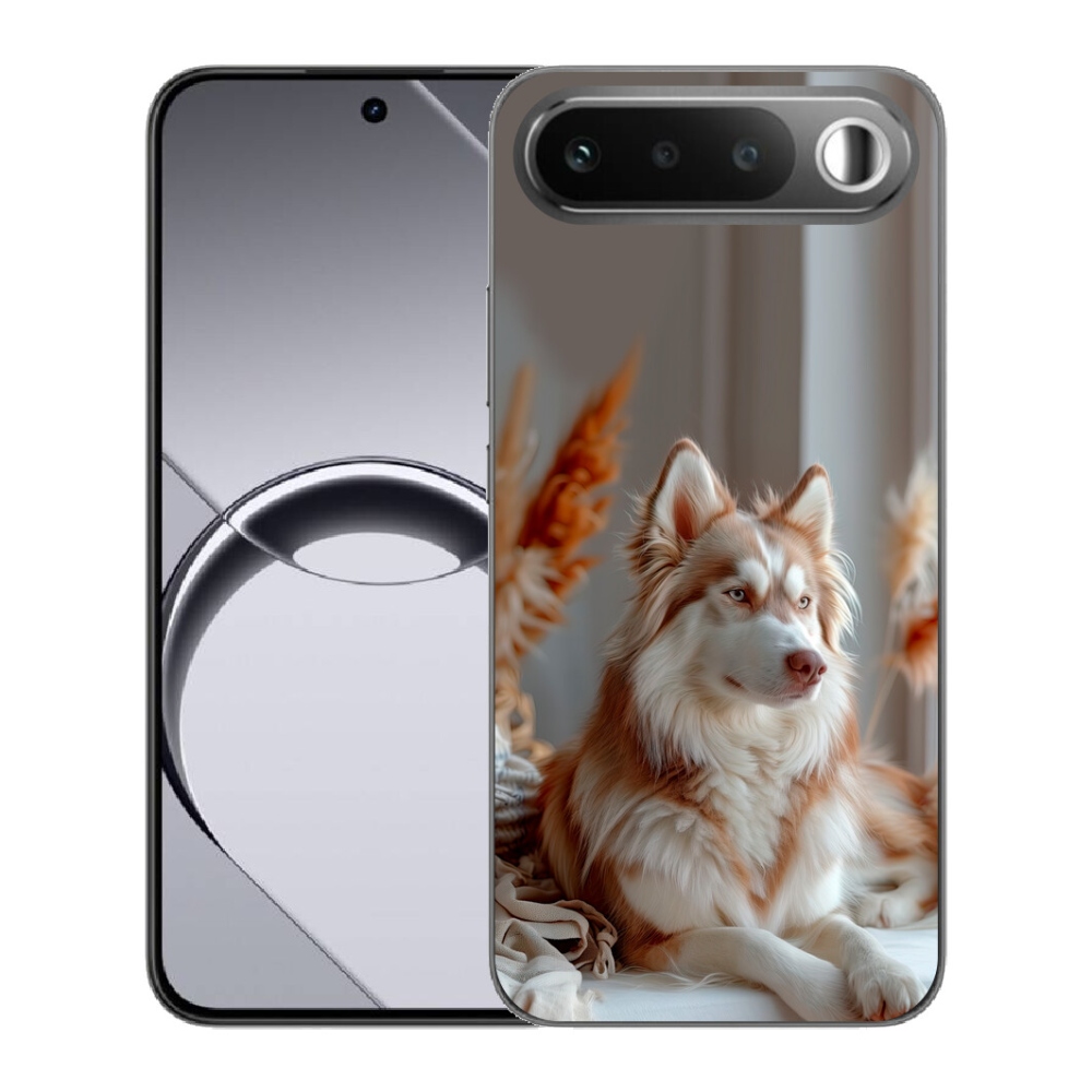 Gélový obal mmCase pre Realme 16 5G – pokojný sibírsky husky