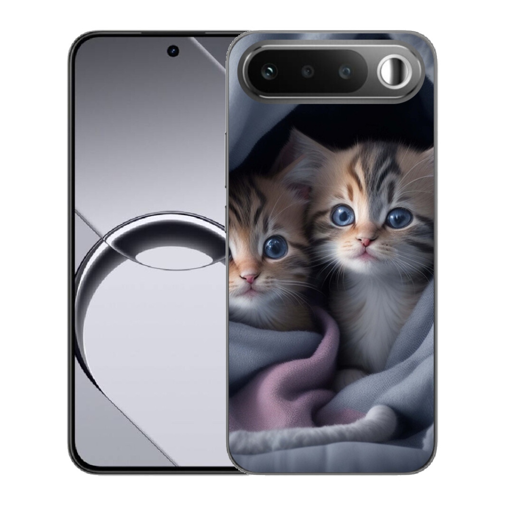 Gélový obal mmCase pre Realme 16 5G – mačacie duo 2