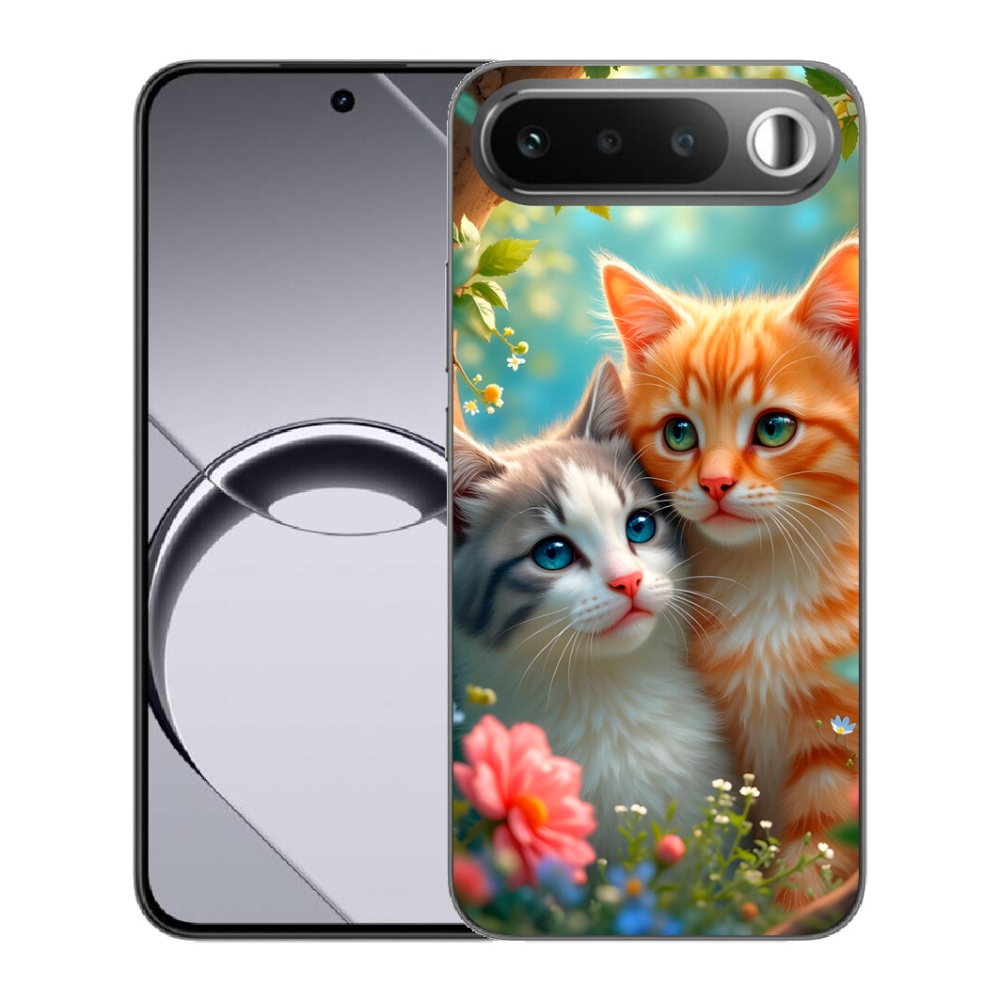 Gélový obal mmCase pre Realme 16 5G – mačacie láska 2