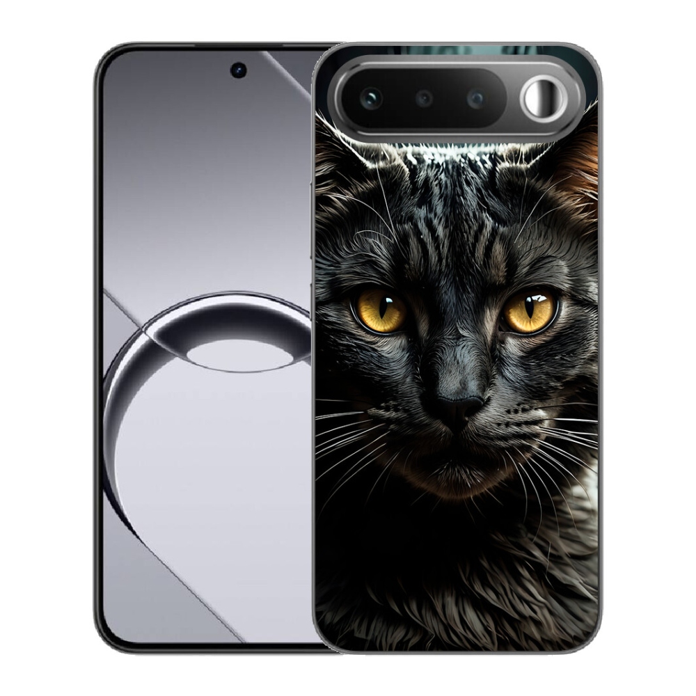 Gélový obal mmCase pre Realme 16 5G – mačací pohľad 3