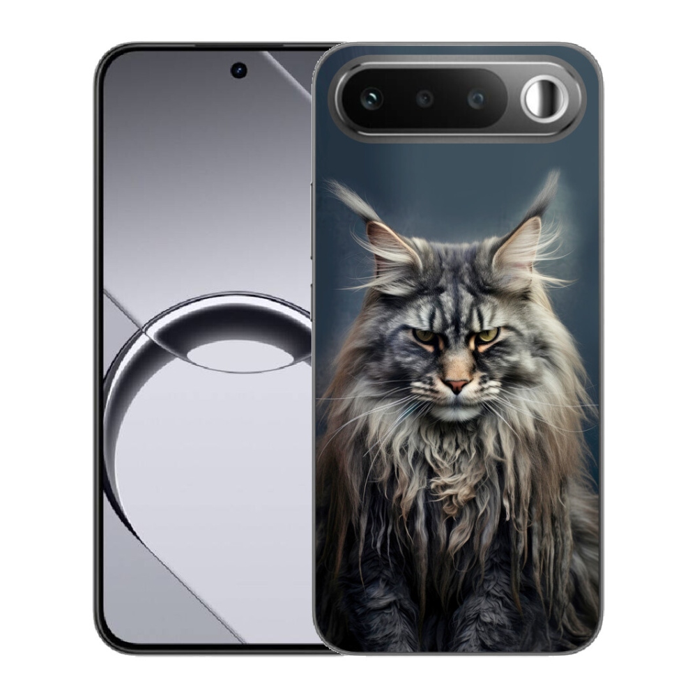 Gélový obal mmCase pre Realme 16 5G – mačací vzhľad 4