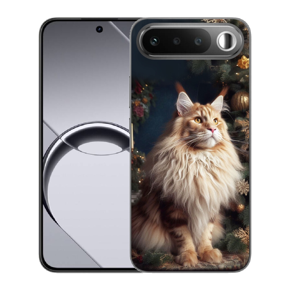 Gélový obal mmCase pre Realme 16 5G – mačka pri stromčeku
