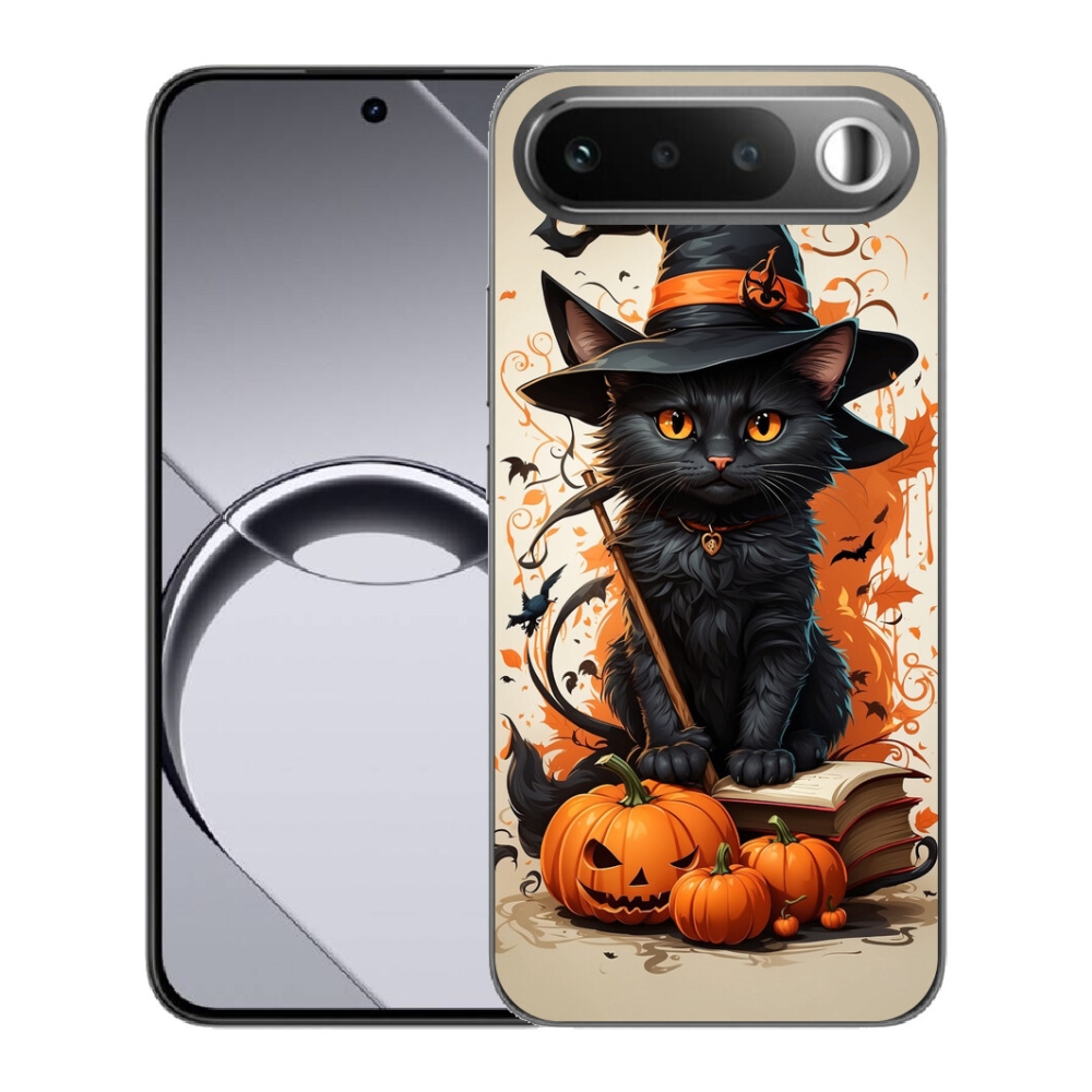 Gélový obal mmCase pre Realme 16 5G – čarodejnícky kocúr