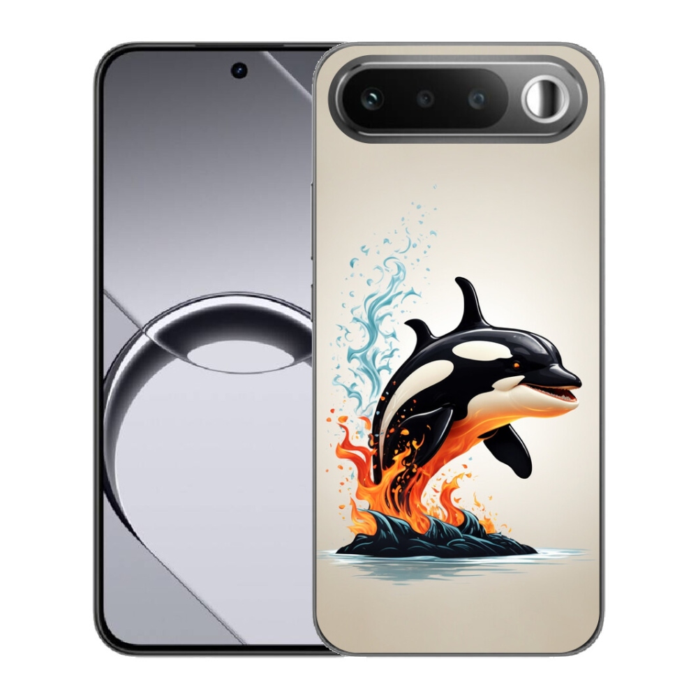 Gélový obal mmCase pre Realme 16 5G – kosatka