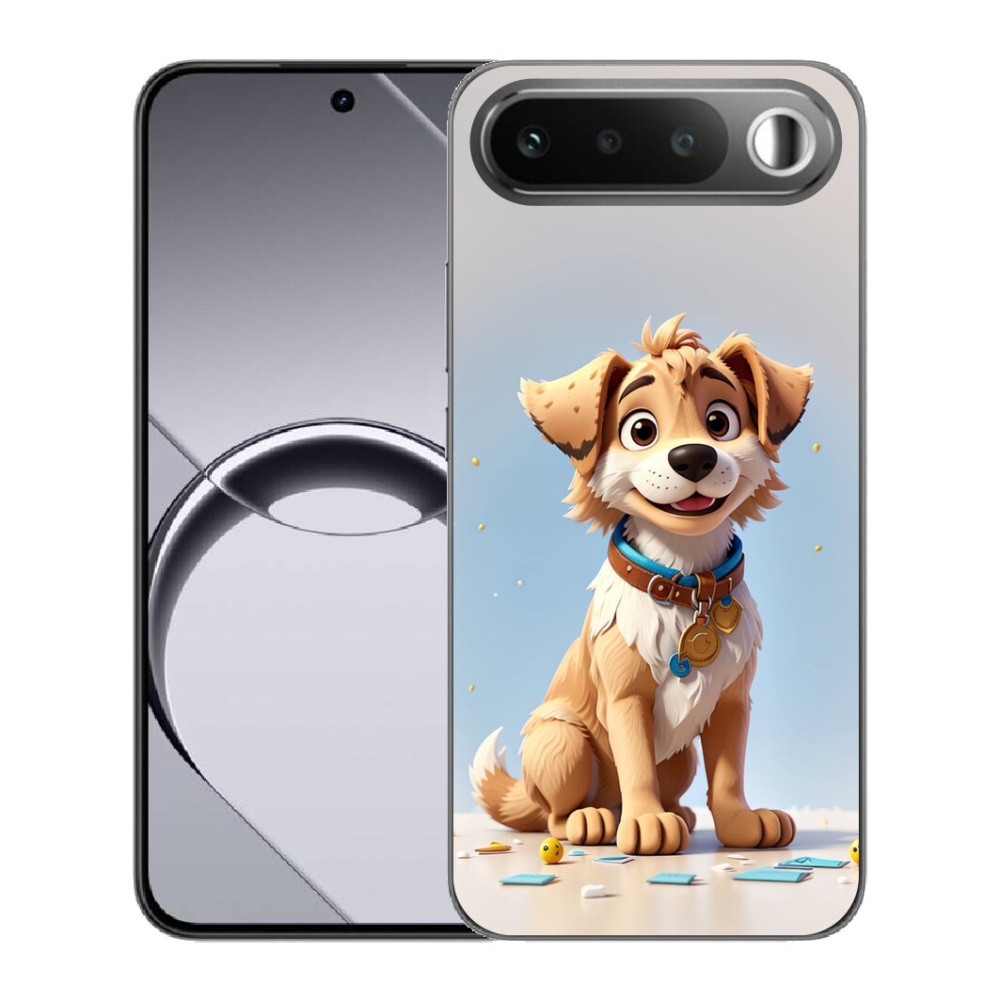 Gélový obal mmCase pre Realme 16 5G – kreslené šteniatko