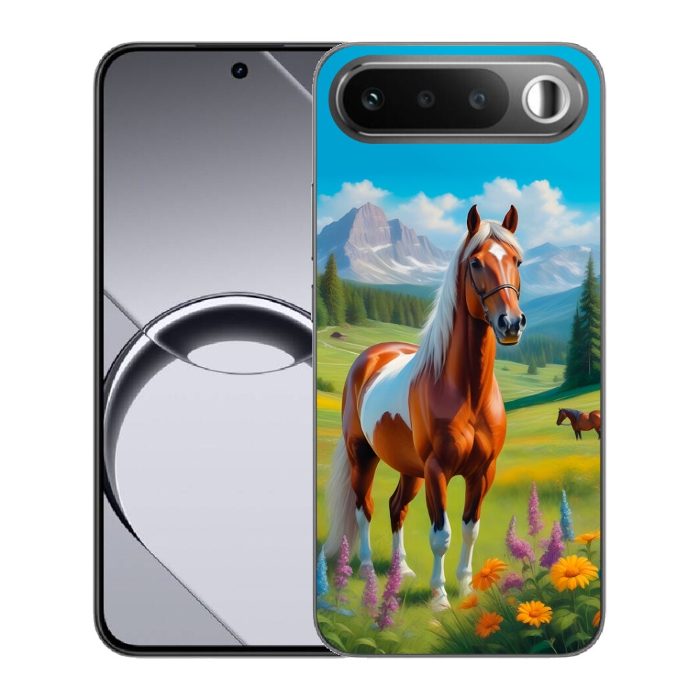 Gélový obal mmCase pre Realme 16 5G – kôň na lúke
