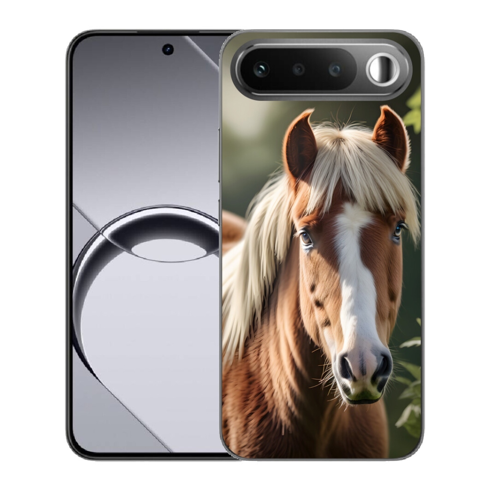 Gélový obal mmCase pre Realme 16 5G – kôň so svetlou hrivou