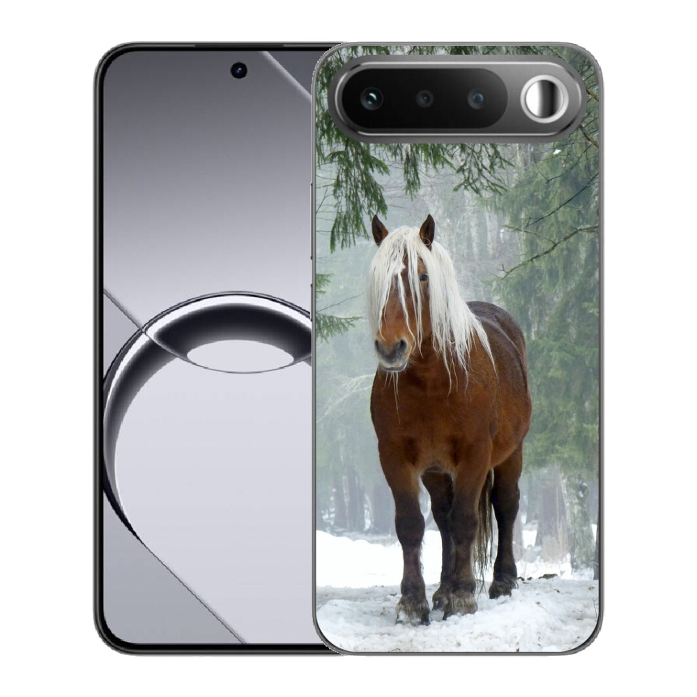 Gélový obal mmCase pre Realme 16 5G – kôň v lese
