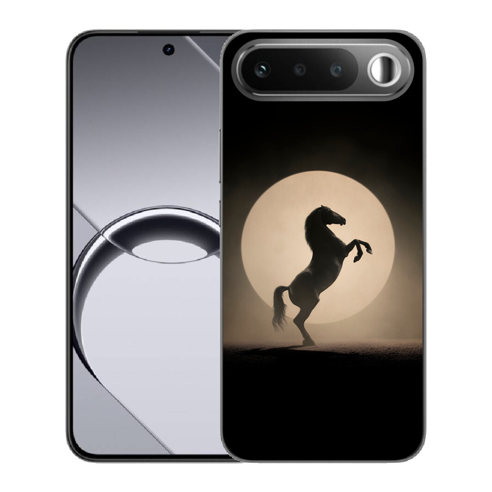 Gélový obal mmCase pre Realme 16 5G – silueta koňa