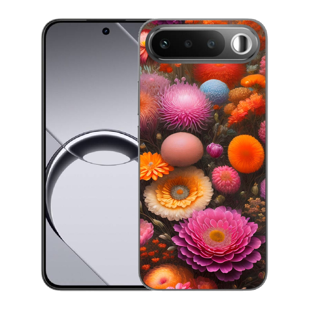 Gélový obal mmCase pre Realme 16 5G – kvetinová kompozícia