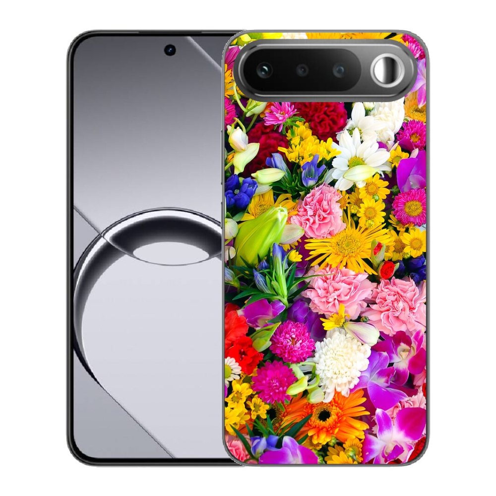 Gélový obal mmCase pre Realme 16 5G – kvety 12