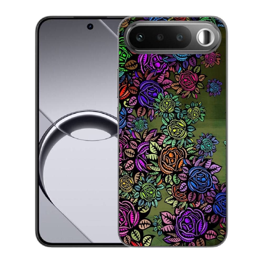 Gélový obal mmCase pre Realme 16 5G – kvety 6