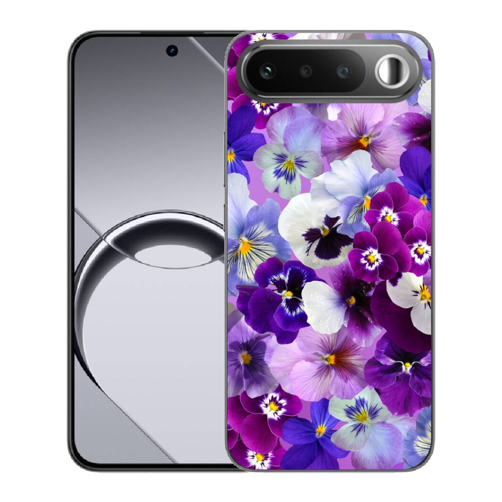 Gélový obal mmCase pre Realme 16 5G – kvety 9