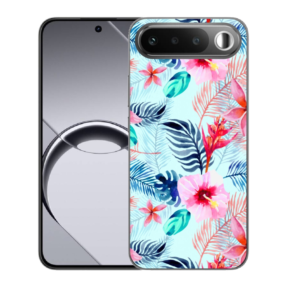 Gélový obal mmCase pre Realme 16 5G – kvety