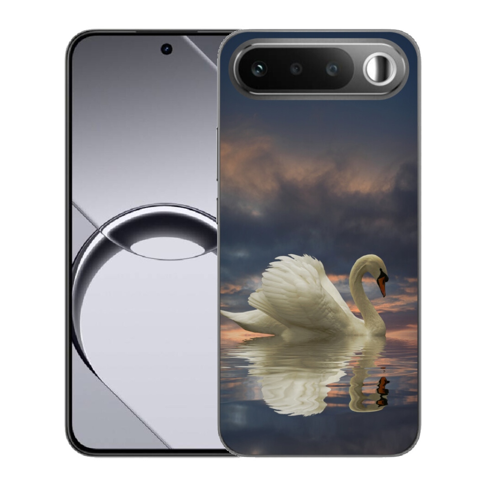 Gélový obal mmCase pre Realme 16 5G – labuť