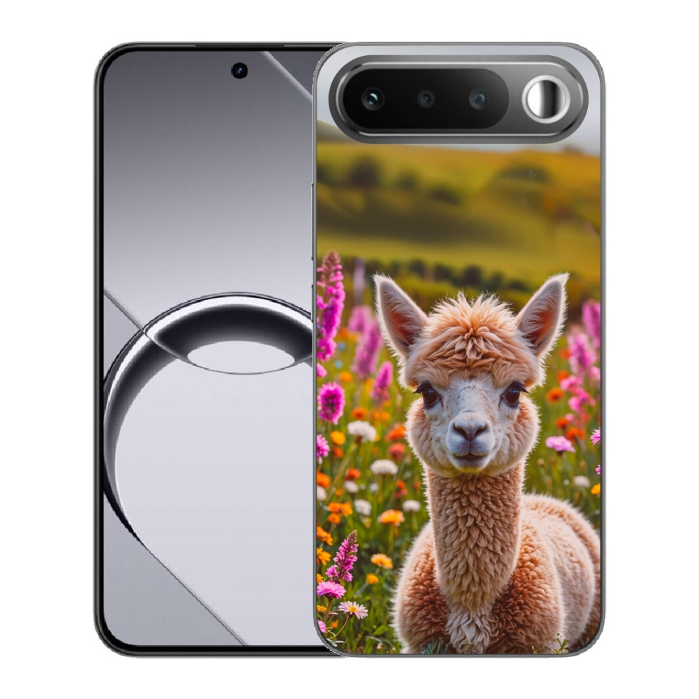Gélový obal mmCase pre Realme 16 5G – lama na lúke