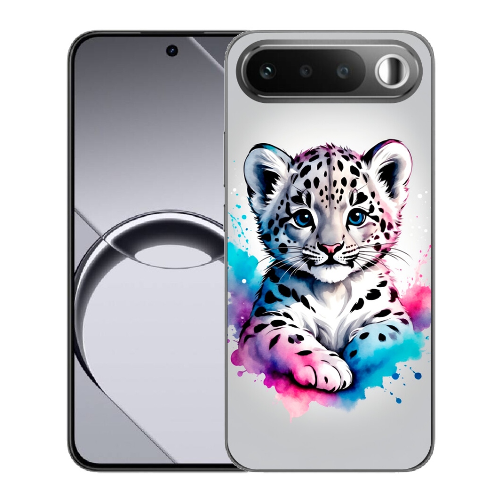Gélový obal mmCase pre Realme 16 5G – leopardie mláďa