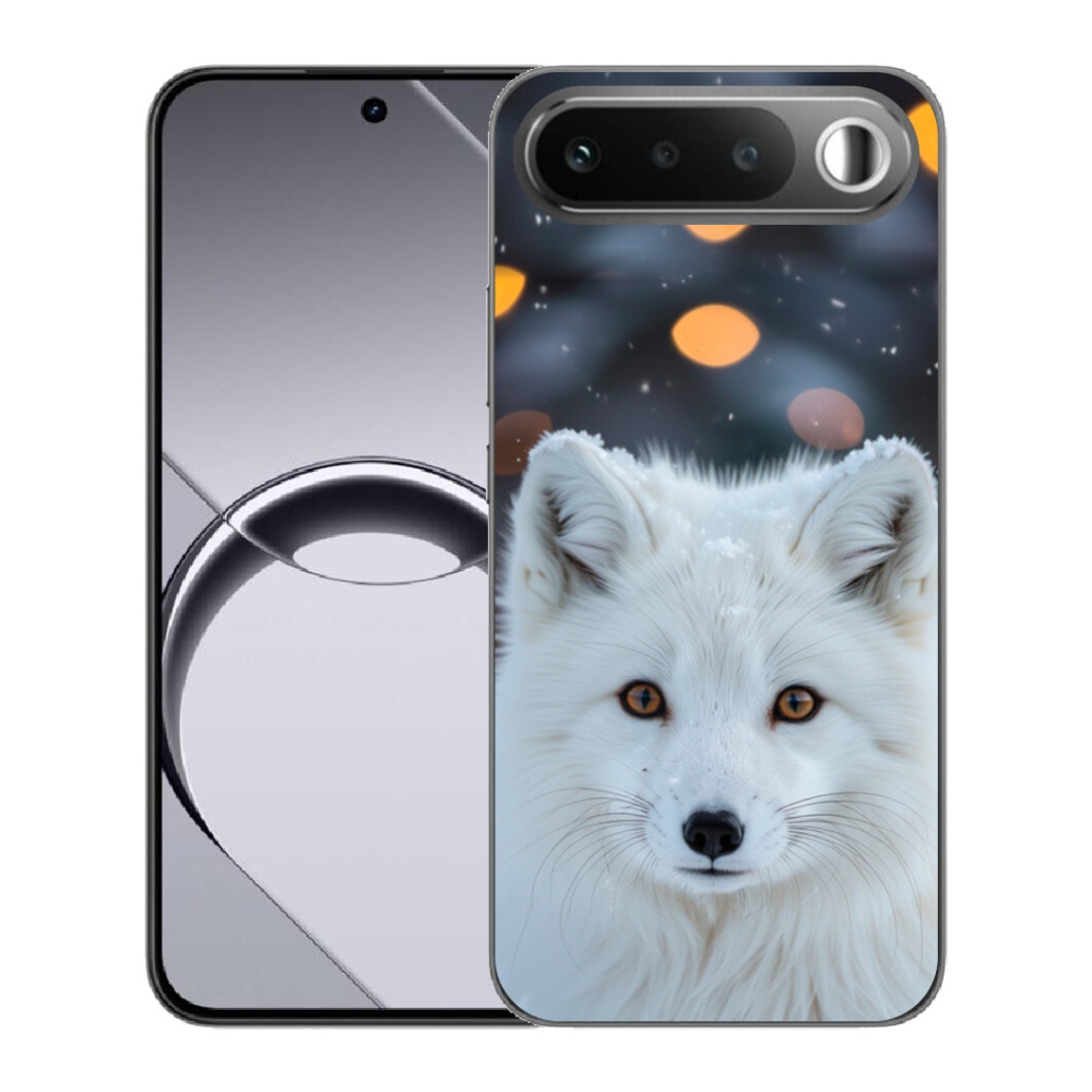 Gélový obal mmCase pre Realme 16 5G – polárna líška