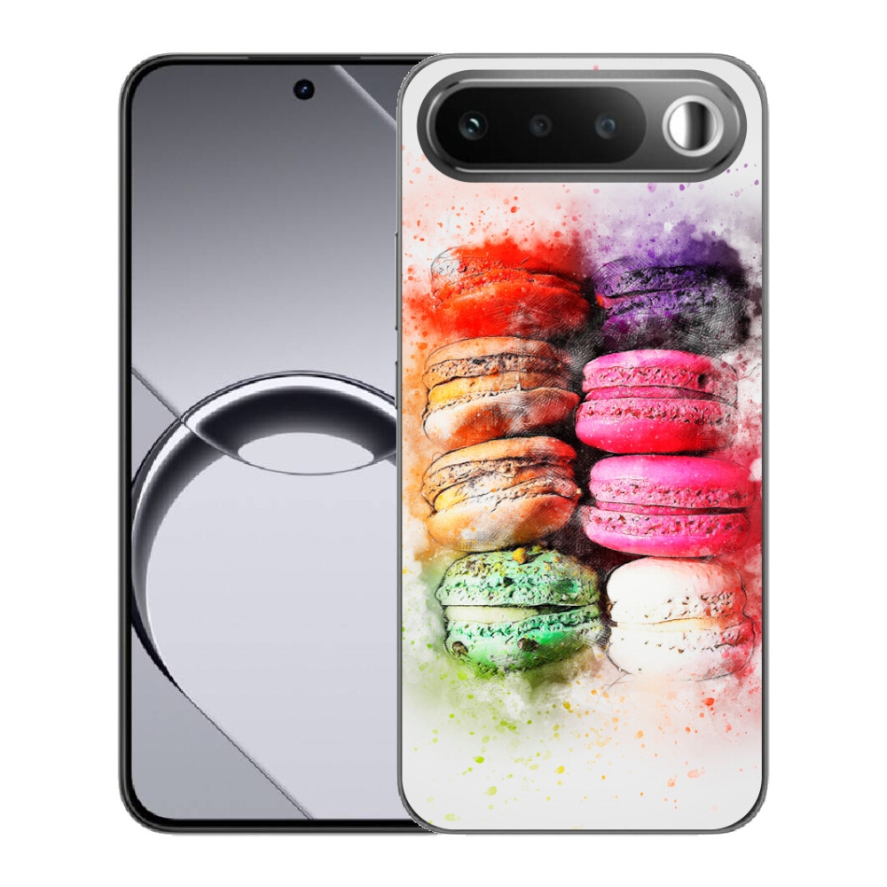 Gélový obal mmCase pre Realme 16 5G – makrónky