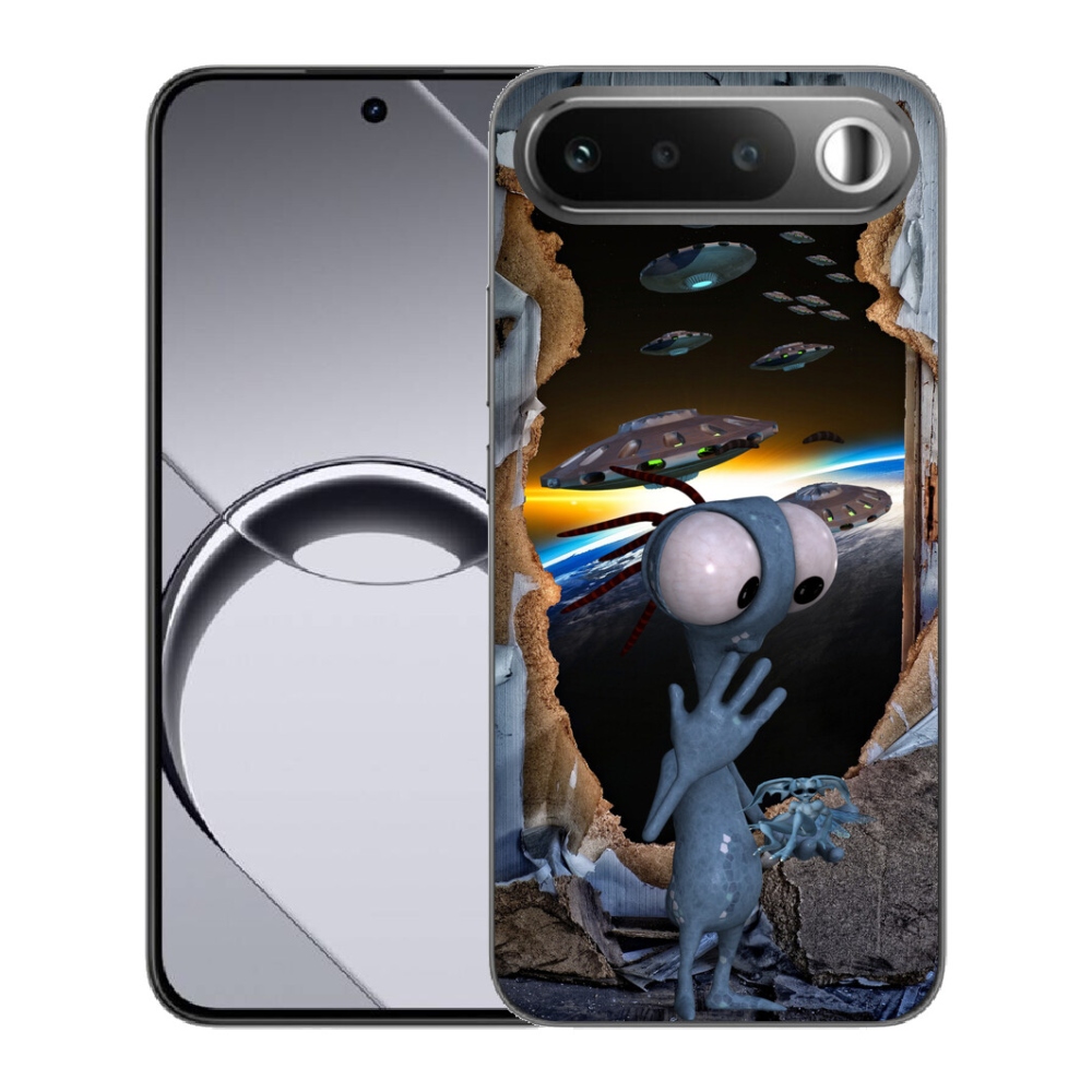 Gélový obal mmCase pre Realme 16 5G – mimozemšťan