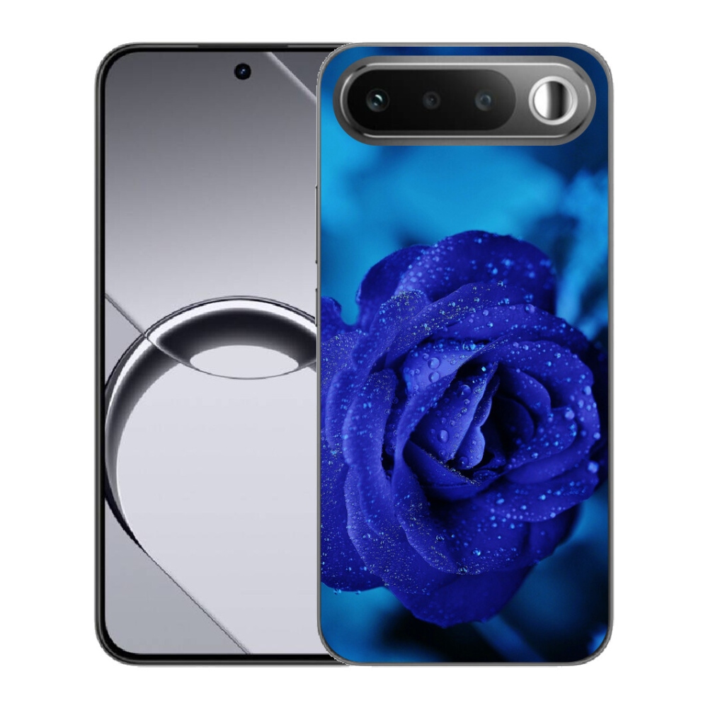 Gélový obal mmCase pre Realme 16 5G – modrá ruža