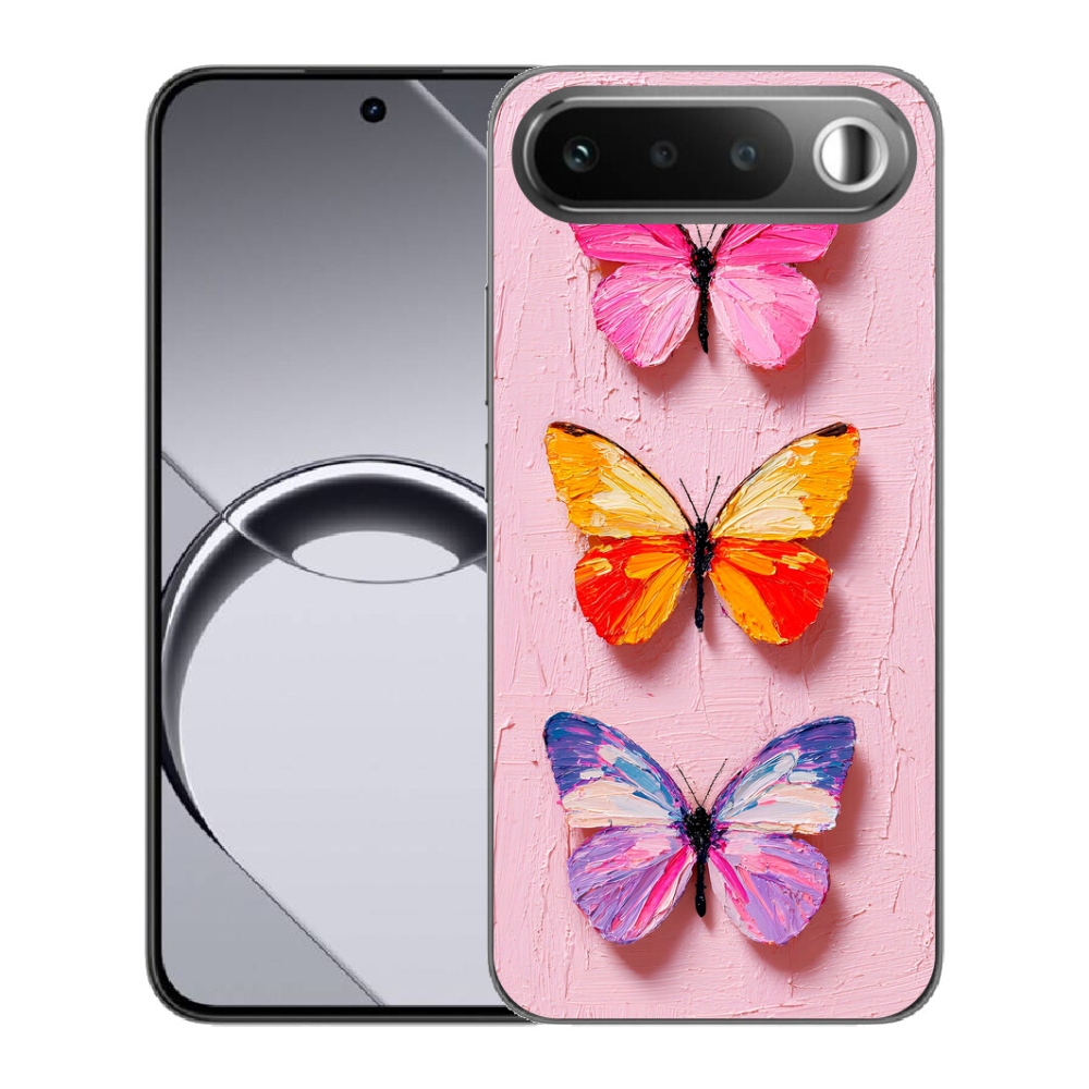 Gélový obal mmCase pre Realme 16 5G – trojica motýľov