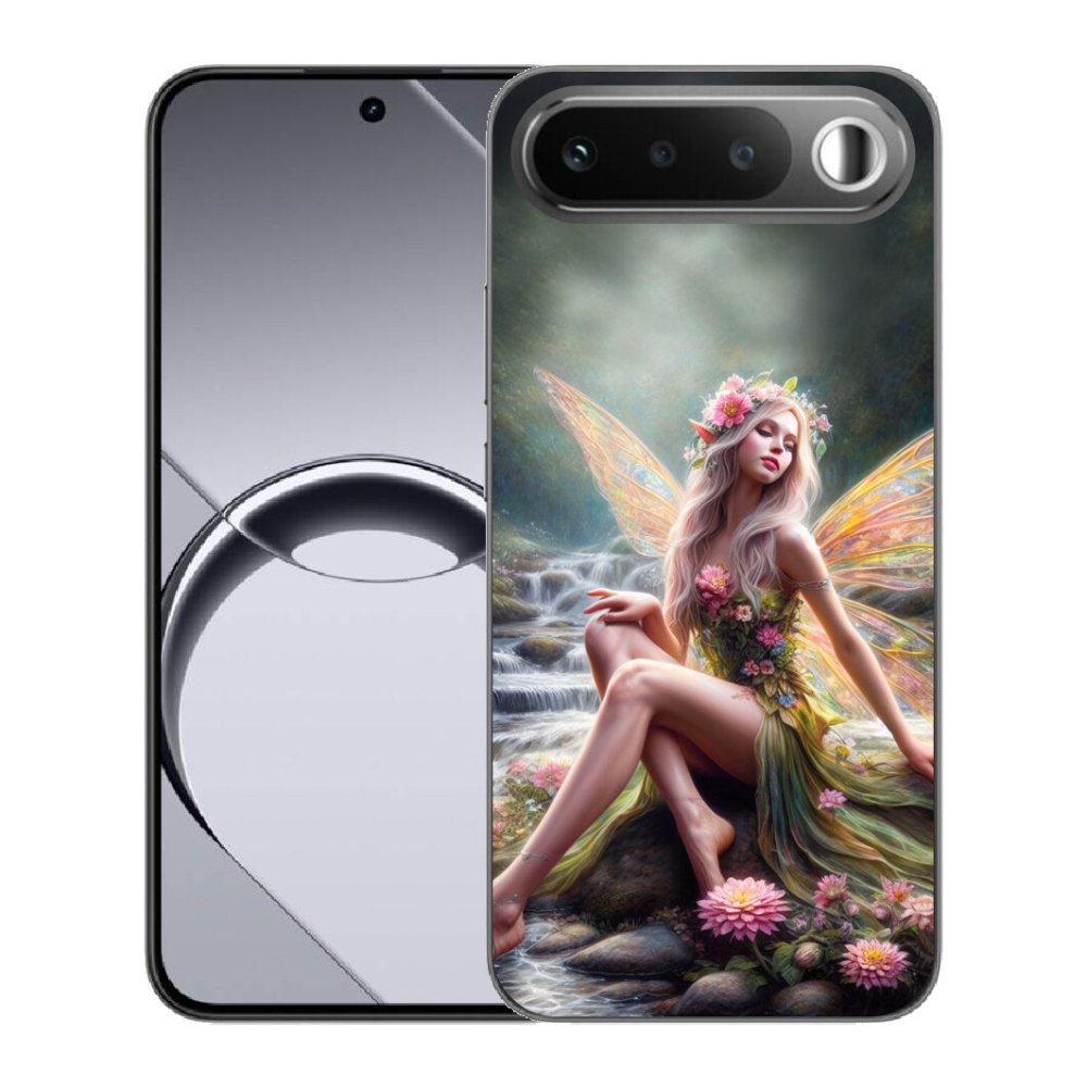 Gélový obal mmCase pre Realme 16 5G – motýľová žena 1