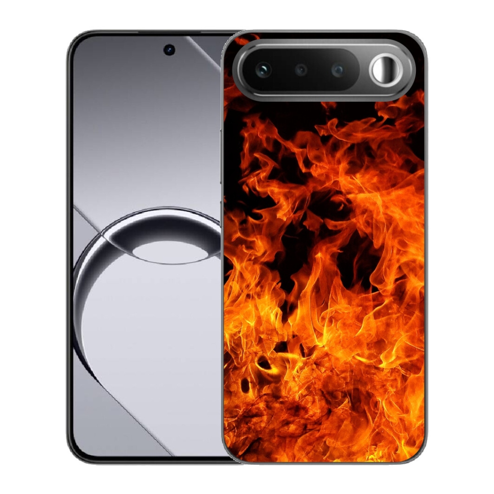 Gélový obal mmCase pre Realme 16 5G – hudobník a oheň