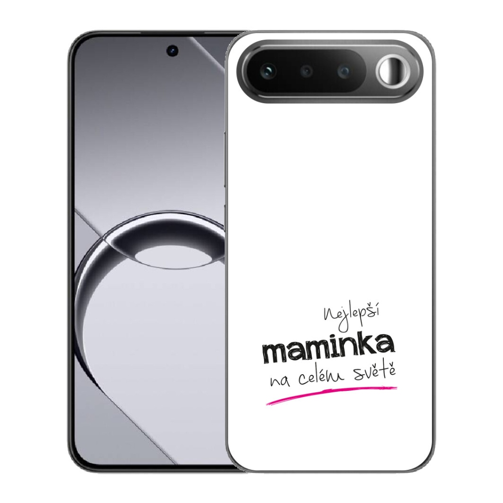 Gélový obal mmCase pre Realme 16 5G – najlepšia mama 4, biele pozadie