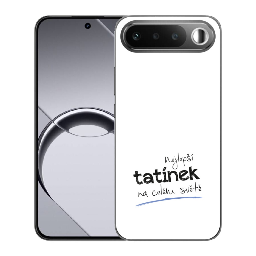 Gélový obal mmCase pre Realme 16 5G – Najlepší otec 4, biele pozadie