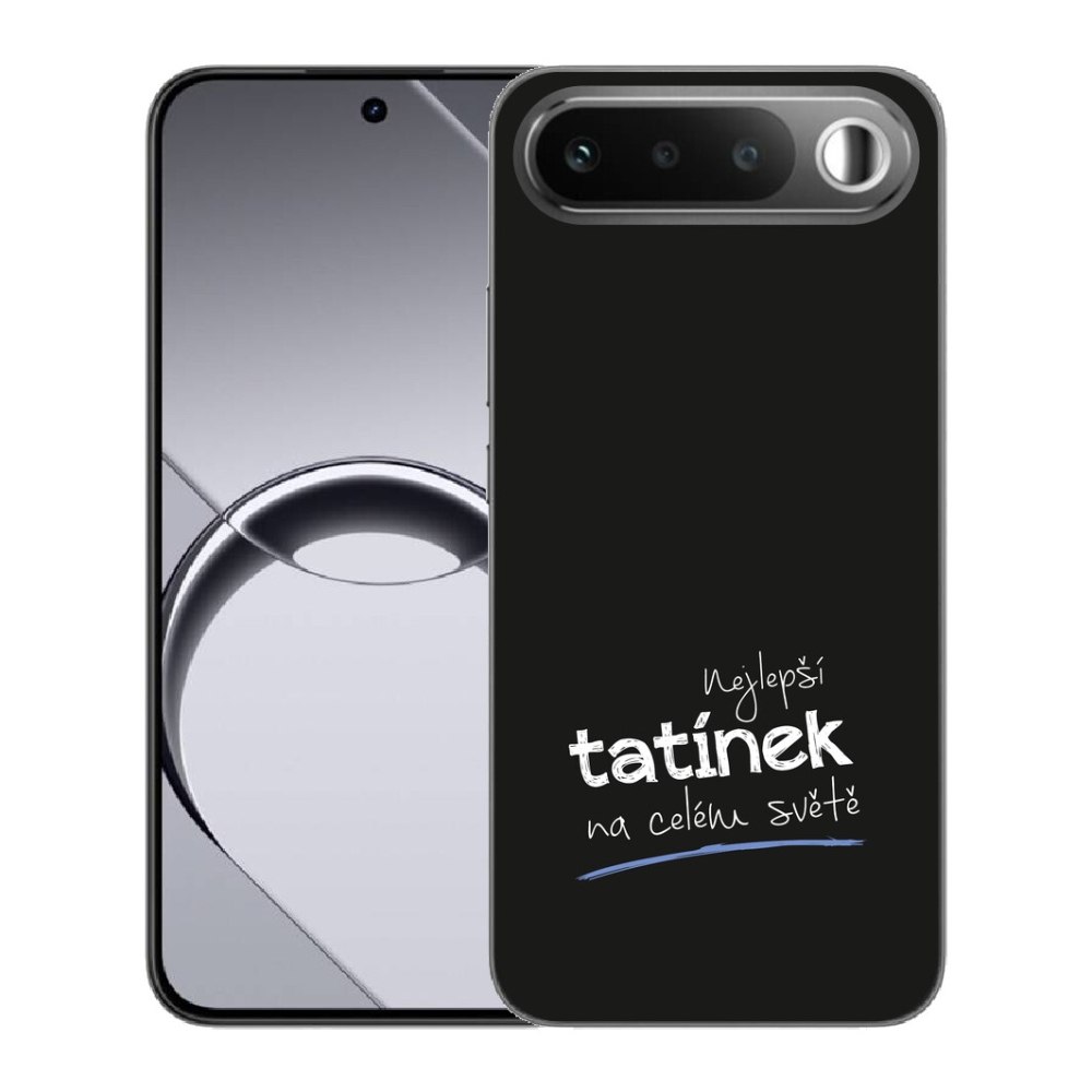Gélové puzdro mmCase pre Realme 16 5G – „Najlepší otec 4“ s čiernym pozadím