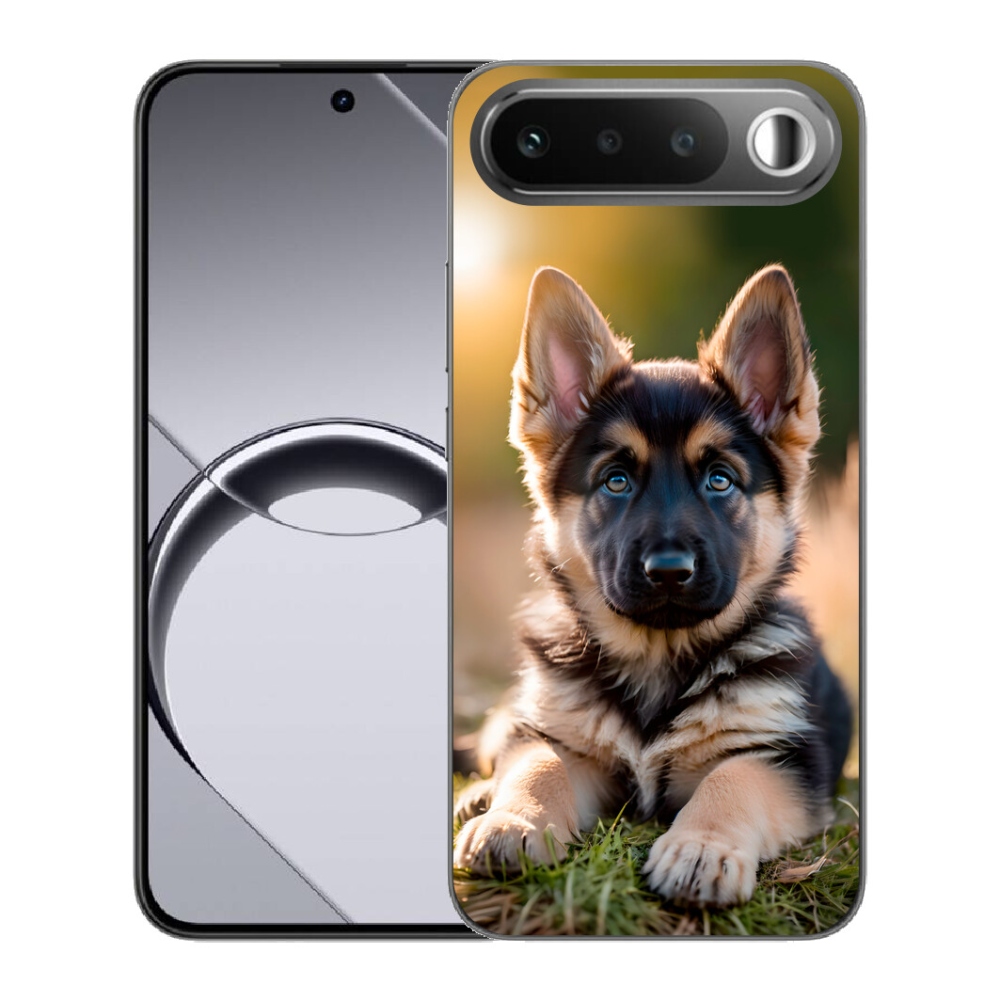 Gélový obal mmCase pre Realme 16 5G – nemecký ovčiak v prírode