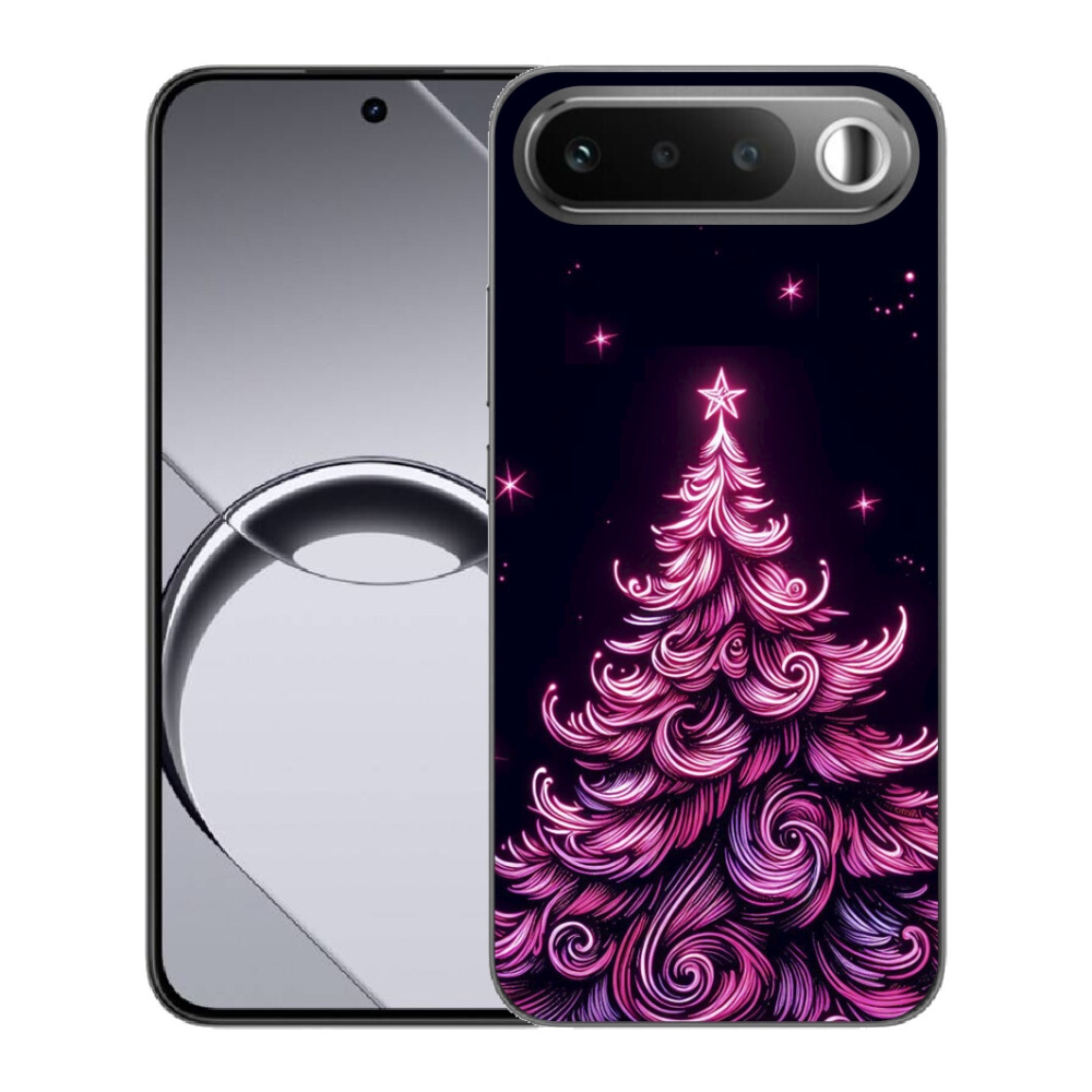 Gélové puzdro mmCase pre Realme 16 5G – neónový vianočný stromček 2
