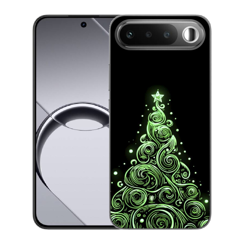 Gélové puzdro mmCase pre Realme 16 5G – neónový vianočný stromček 3