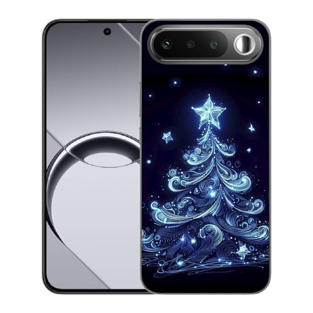 Gélové puzdro mmCase pre Realme 16 5G – neónový vianočný stromček 4