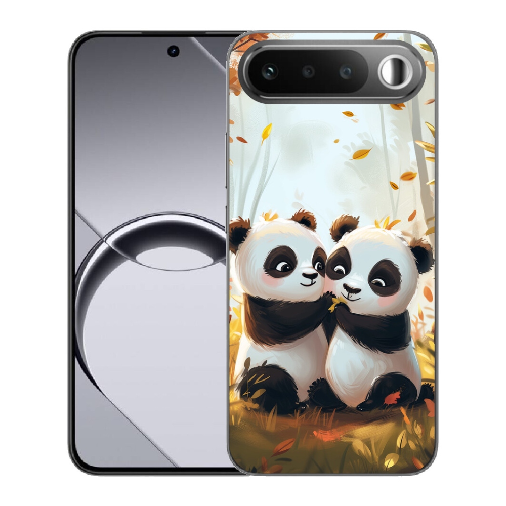 Gélový obal mmCase pre Realme 16 5G – pandy