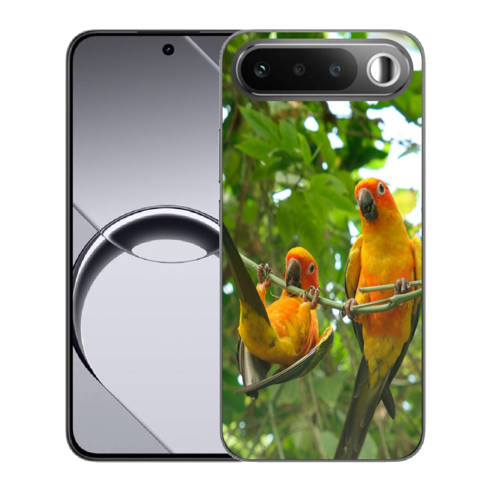 Gélový obal mmCase pre Realme 16 5G – papagáje aratingy