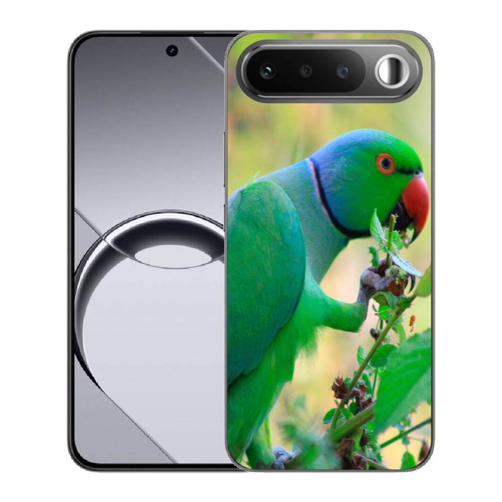 Gélový obal mmCase pre Realme 16 5G – papagáj alexandr