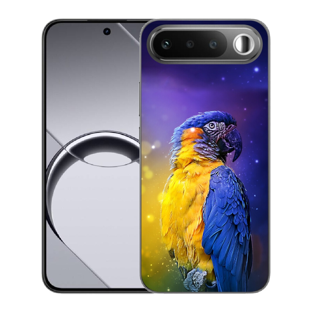 Gélový obal mmCase pre Realme 16 5G – papagáj ara 1