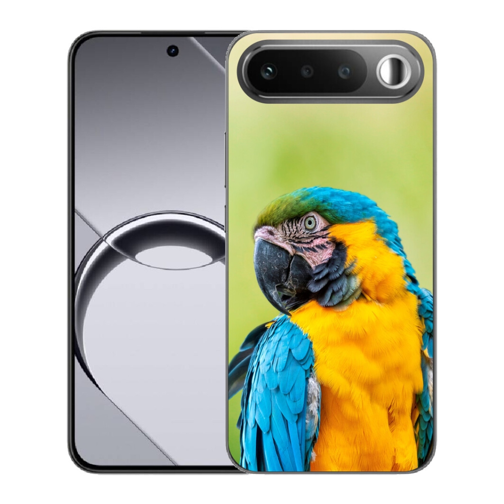 Gélový obal mmCase pre Realme 16 5G – papagáj ara 2