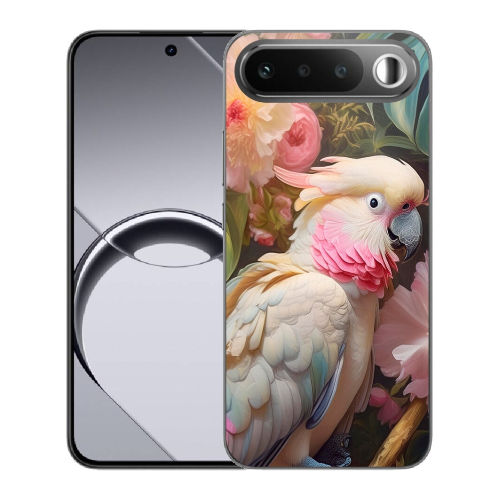 Gélový obal mmCase pre Realme 16 5G – ružový kakadu 2